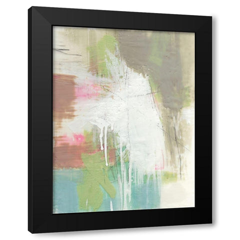 Retro Splash I Black Modern Wood Framed Art Print with Double Matting by Goldberger, Jennifer