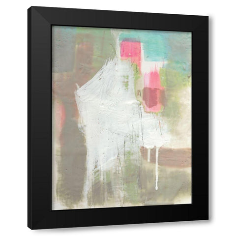Retro Splash II Black Modern Wood Framed Art Print by Goldberger, Jennifer