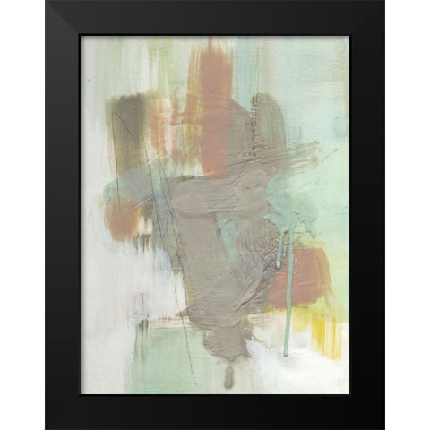 Retro Splash III Black Modern Wood Framed Art Print by Goldberger, Jennifer