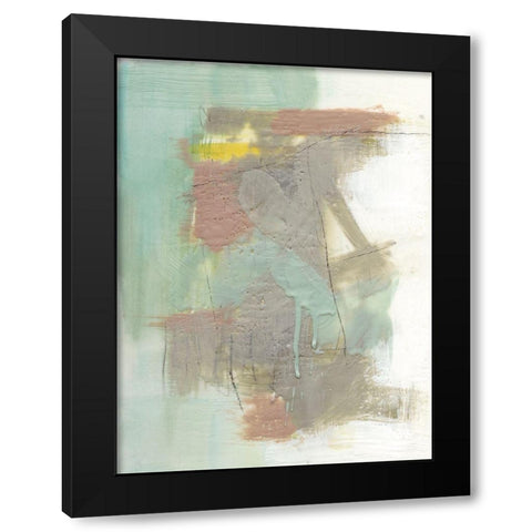 Retro Splash IV Black Modern Wood Framed Art Print with Double Matting by Goldberger, Jennifer