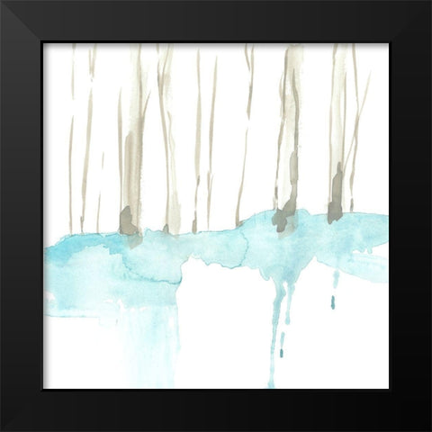 Snow Line II Black Modern Wood Framed Art Print by Goldberger, Jennifer