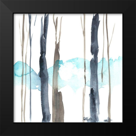 Snow Line IV Black Modern Wood Framed Art Print by Goldberger, Jennifer