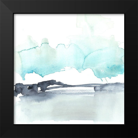 Snow Line VI Black Modern Wood Framed Art Print by Goldberger, Jennifer