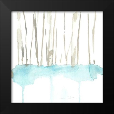 Snow Line VII Black Modern Wood Framed Art Print by Goldberger, Jennifer