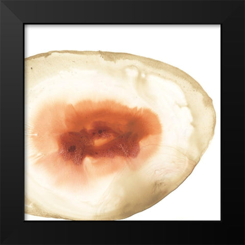 Cropped Geodes IV Black Modern Wood Framed Art Print by Vess, June Erica