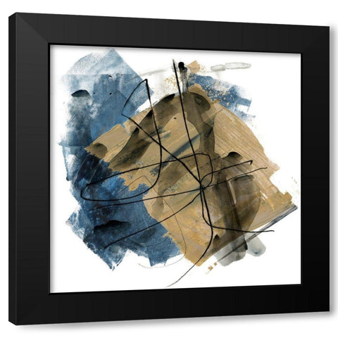 Blue Crew I Black Modern Wood Framed Art Print by Parker, Jennifer Paxton