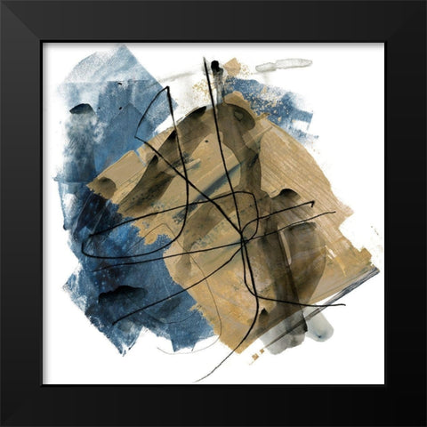 Blue Crew I Black Modern Wood Framed Art Print by Parker, Jennifer Paxton