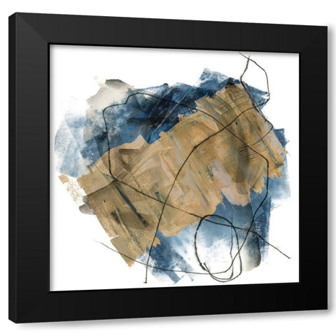 Blue Crew II Black Modern Wood Framed Art Print by Parker, Jennifer Paxton