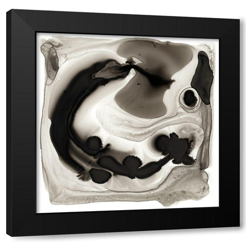 Inspired II Black Modern Wood Framed Art Print with Double Matting by Stramel, Renee W.