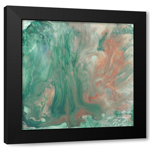 Greenbriar I Black Modern Wood Framed Art Print with Double Matting by Stramel, Renee W.