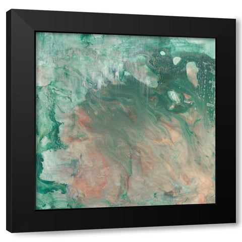 Greenbriar II Black Modern Wood Framed Art Print with Double Matting by Stramel, Renee W.