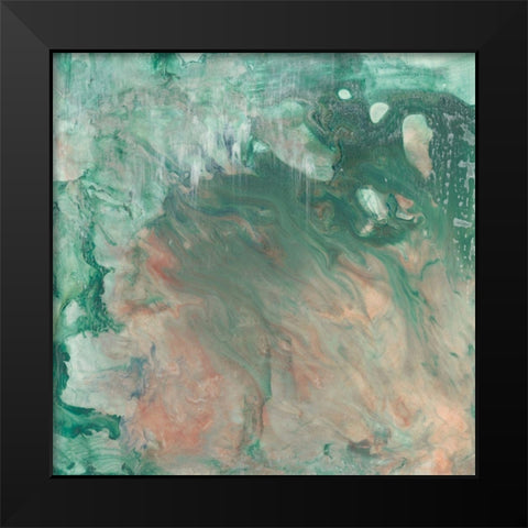 Greenbriar II Black Modern Wood Framed Art Print by Stramel, Renee W.