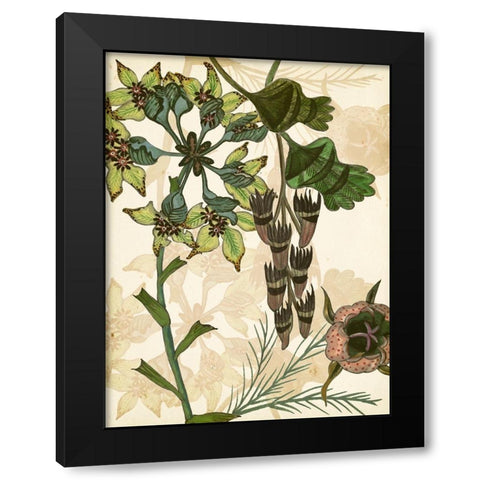 Enchanted II Black Modern Wood Framed Art Print with Double Matting by Wang, Melissa