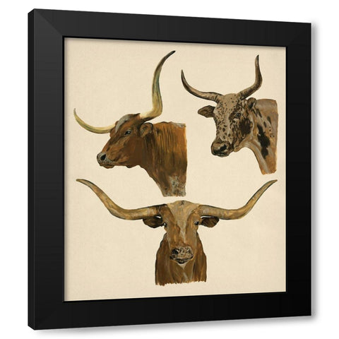 Wild World III Black Modern Wood Framed Art Print by Wang, Melissa