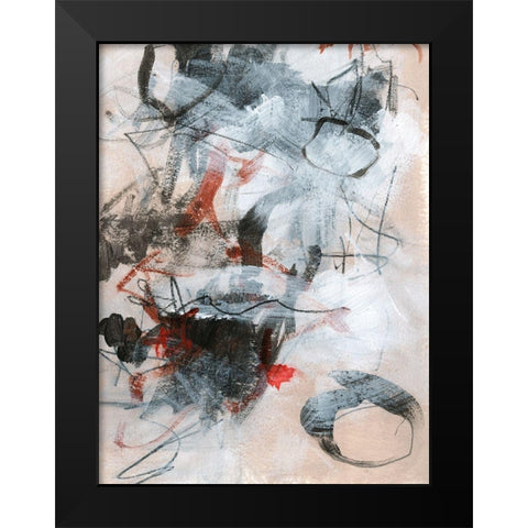 Rekindle I Black Modern Wood Framed Art Print by Parker, Jennifer Paxton