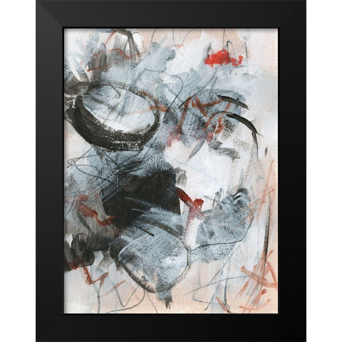 Rekindle II Black Modern Wood Framed Art Print by Parker, Jennifer Paxton