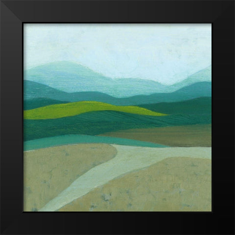 Blue Mountains II Black Modern Wood Framed Art Print by Popp, Grace