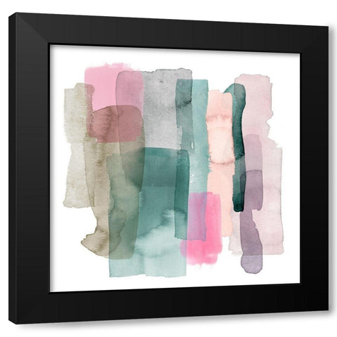 Playful Sherbert I Black Modern Wood Framed Art Print by Popp, Grace