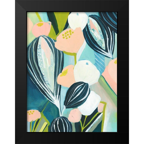 Glow Garden I Black Modern Wood Framed Art Print by Popp, Grace
