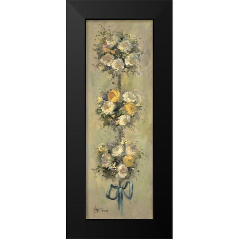 2-Up Topiary Bouquet I Black Modern Wood Framed Art Print by Stevens, Allayn
