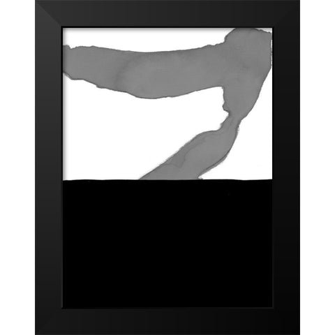 Cumulus III Black Modern Wood Framed Art Print by Delamater, Rob