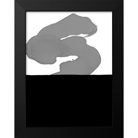 Cumulus IV Black Modern Wood Framed Art Print by Delamater, Rob