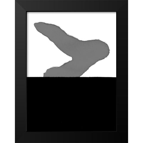Cumulus V Black Modern Wood Framed Art Print by Delamater, Rob