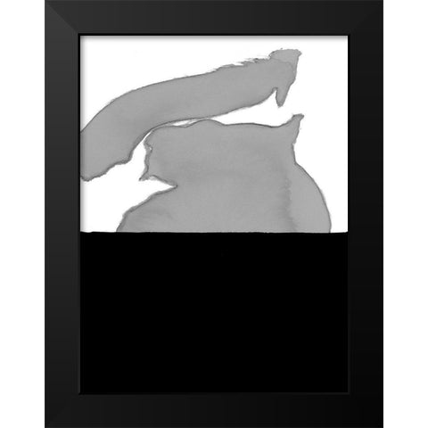 Cumulus VI Black Modern Wood Framed Art Print by Delamater, Rob