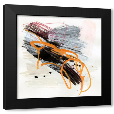 Infinity Signal III Black Modern Wood Framed Art Print with Double Matting by Vess, June Erica