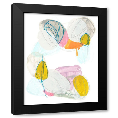 Shift Change IV Black Modern Wood Framed Art Print by Vess, June Erica