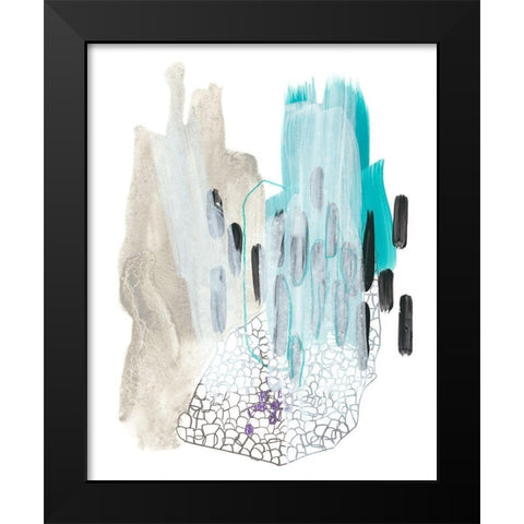 Corollary II Black Modern Wood Framed Art Print by Vess, June Erica