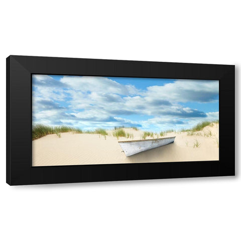 Beach Photography I Black Modern Wood Framed Art Print with Double Matting by McLoughlin, James