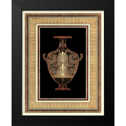 Etruscan Earthenware I Black Modern Wood Framed Art Print by Moses, Henry