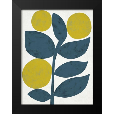 Branch I Black Modern Wood Framed Art Print by Zarris, Chariklia