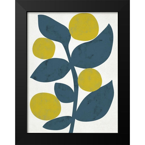 Branch II Black Modern Wood Framed Art Print by Zarris, Chariklia