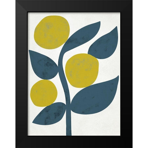 Branch III Black Modern Wood Framed Art Print by Zarris, Chariklia