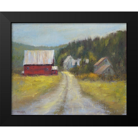 North Country I Black Modern Wood Framed Art Print by Wendling, Marilyn