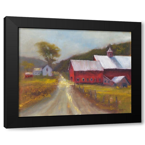 North Country II Black Modern Wood Framed Art Print by Wendling, Marilyn