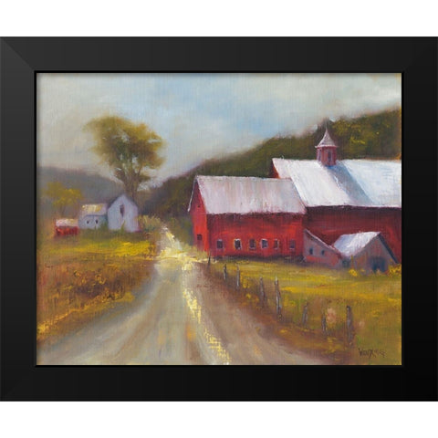 North Country II Black Modern Wood Framed Art Print by Wendling, Marilyn