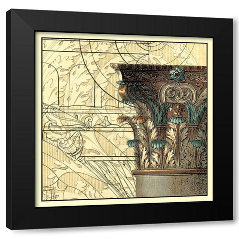 Architectural Inspiration I Black Modern Wood Framed Art Print with Double Matting by Vision Studio