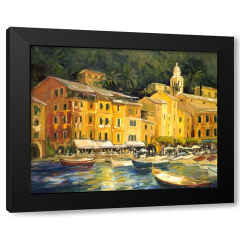 Scenic Italy II Black Modern Wood Framed Art Print by Stevens, Allayn