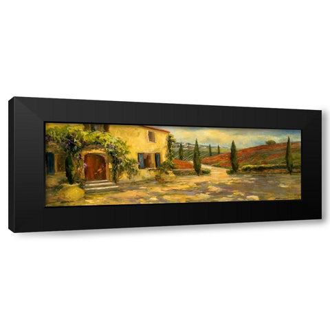 Scenic Italy V Black Modern Wood Framed Art Print by Stevens, Allayn