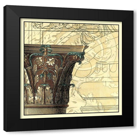 Architectural Inspiration IV Black Modern Wood Framed Art Print with Double Matting by Vision Studio