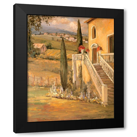 Scenic Italy IX Black Modern Wood Framed Art Print by Stevens, Allayn