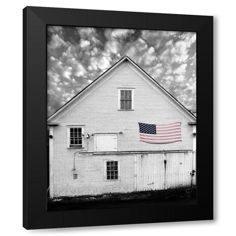Flags of Our Farmers XVIII Black Modern Wood Framed Art Print by McLoughlin, James