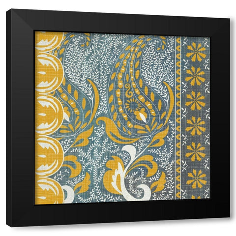 Exotic Journey I Black Modern Wood Framed Art Print with Double Matting by Zarris, Chariklia