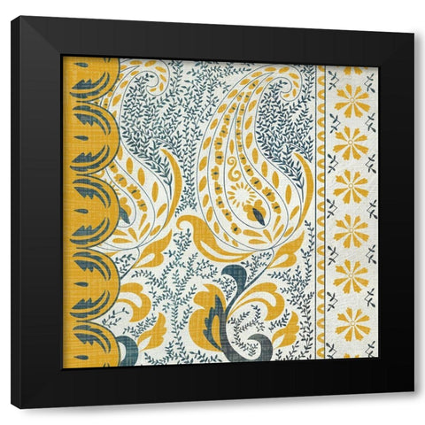 Exotic Journey IV Black Modern Wood Framed Art Print with Double Matting by Zarris, Chariklia