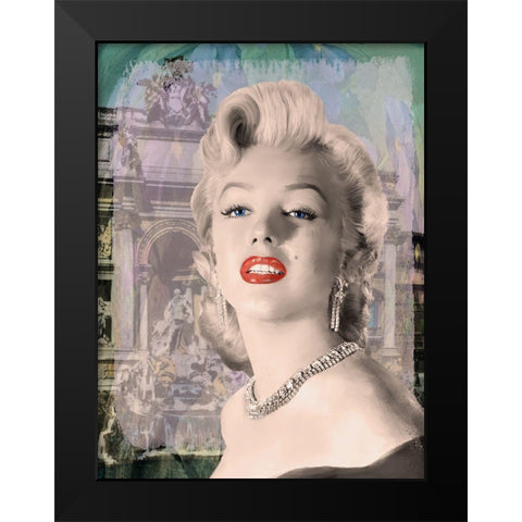 Girls Best Friend Black Modern Wood Framed Art Print by Michaels, Jerry