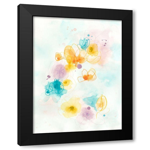 Jubilee I Black Modern Wood Framed Art Print with Double Matting by Vess, June Erica