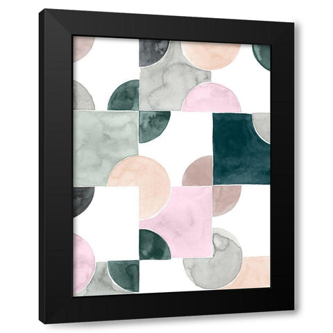 Muted Mystery III Black Modern Wood Framed Art Print with Double Matting by Popp, Grace